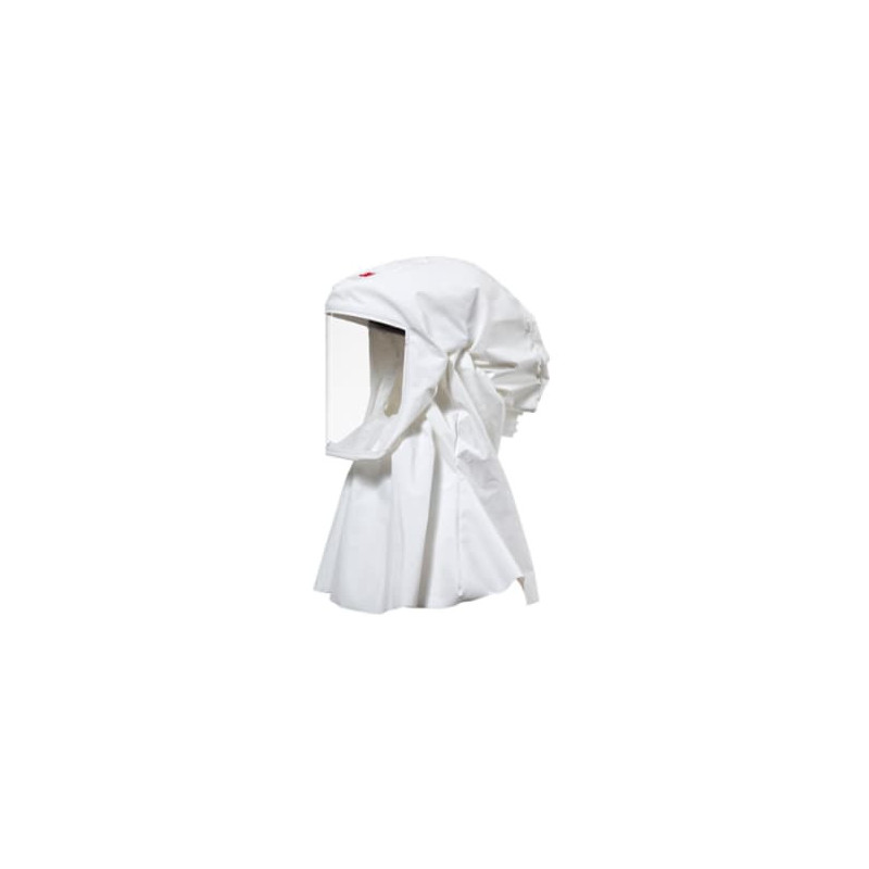 Cagoule de soudure active (PAPR) | 3M | LEGERE VERSAFLO BLANCHE RESISTANTE AUX PRODUITS CHIMIQUES HARNAIS